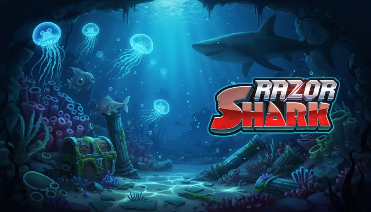 Die Hauptsymbole des Razor Shark-Spielautomaten, die Gewinne bilden